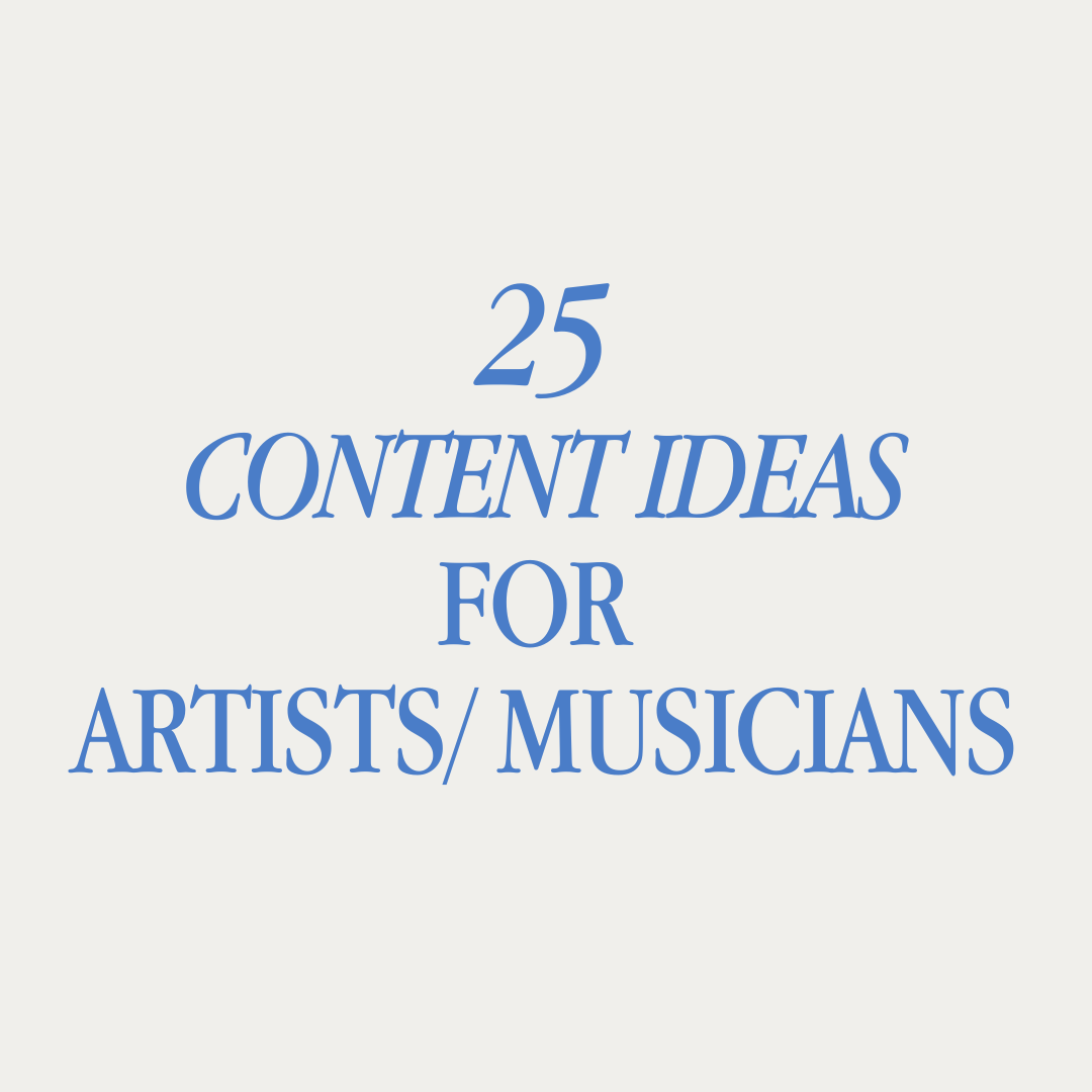 25 CONTENT IDEAS | EN